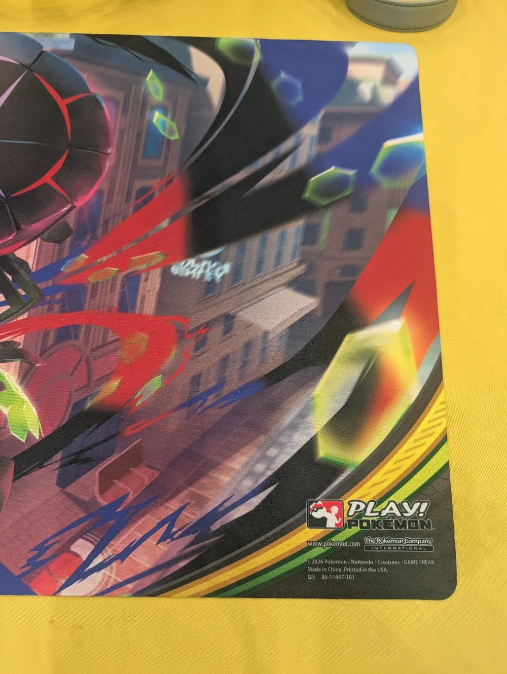 Pokémon Play! TCG‎ Regional Playmat — Black, Red, Green Zygrade Orlando 2026